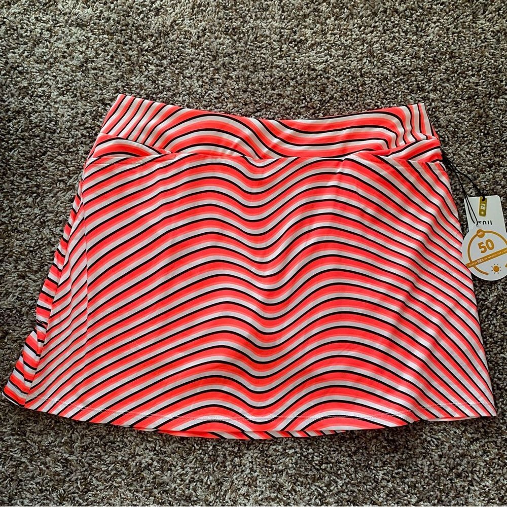 Tail White Label Flounce Golf Pickleball Skort In Focus Pink Large NWT